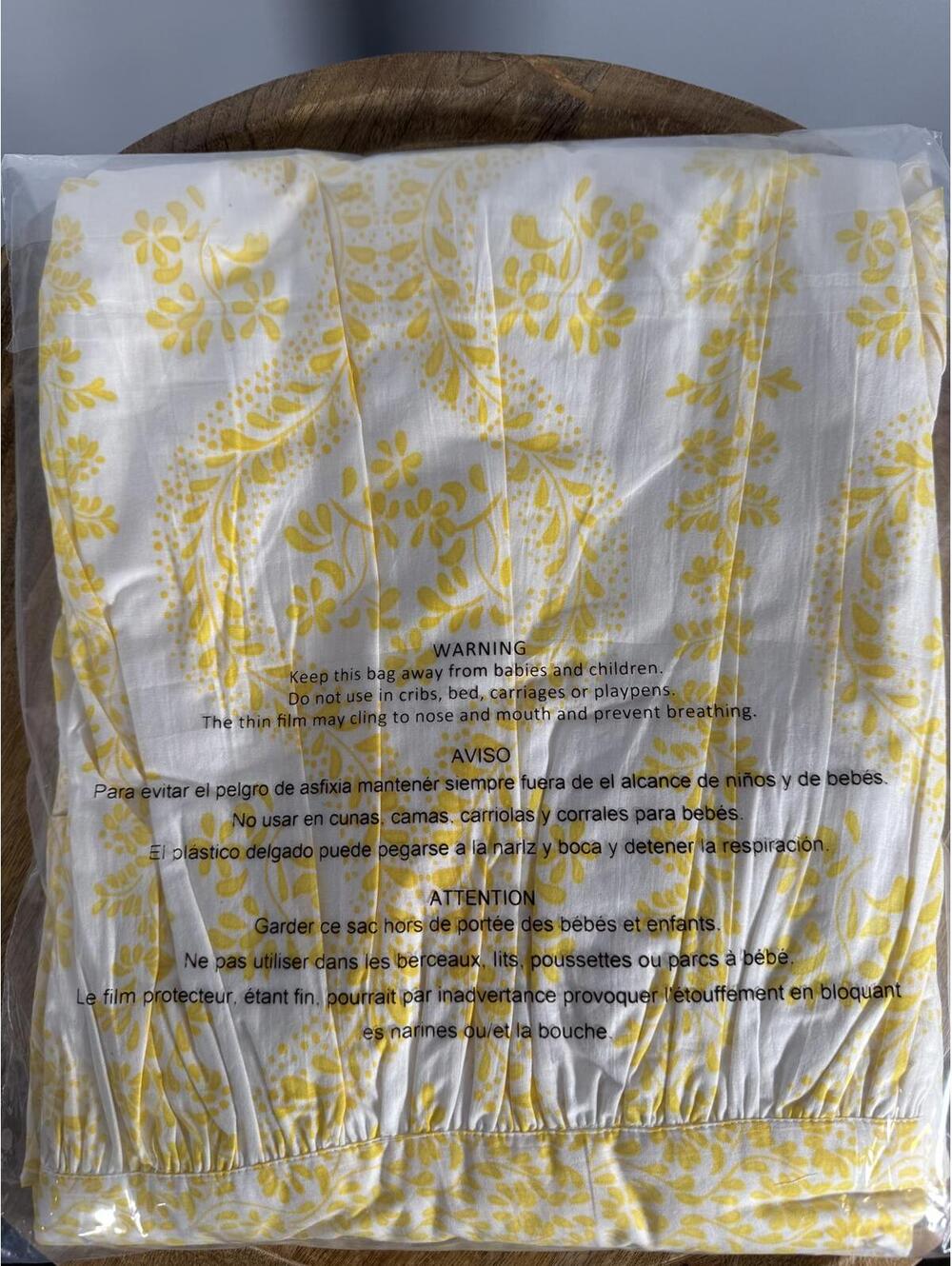NWT Guadalupe Gianna Dress Yellow Size Large - Picture 4 of 6
